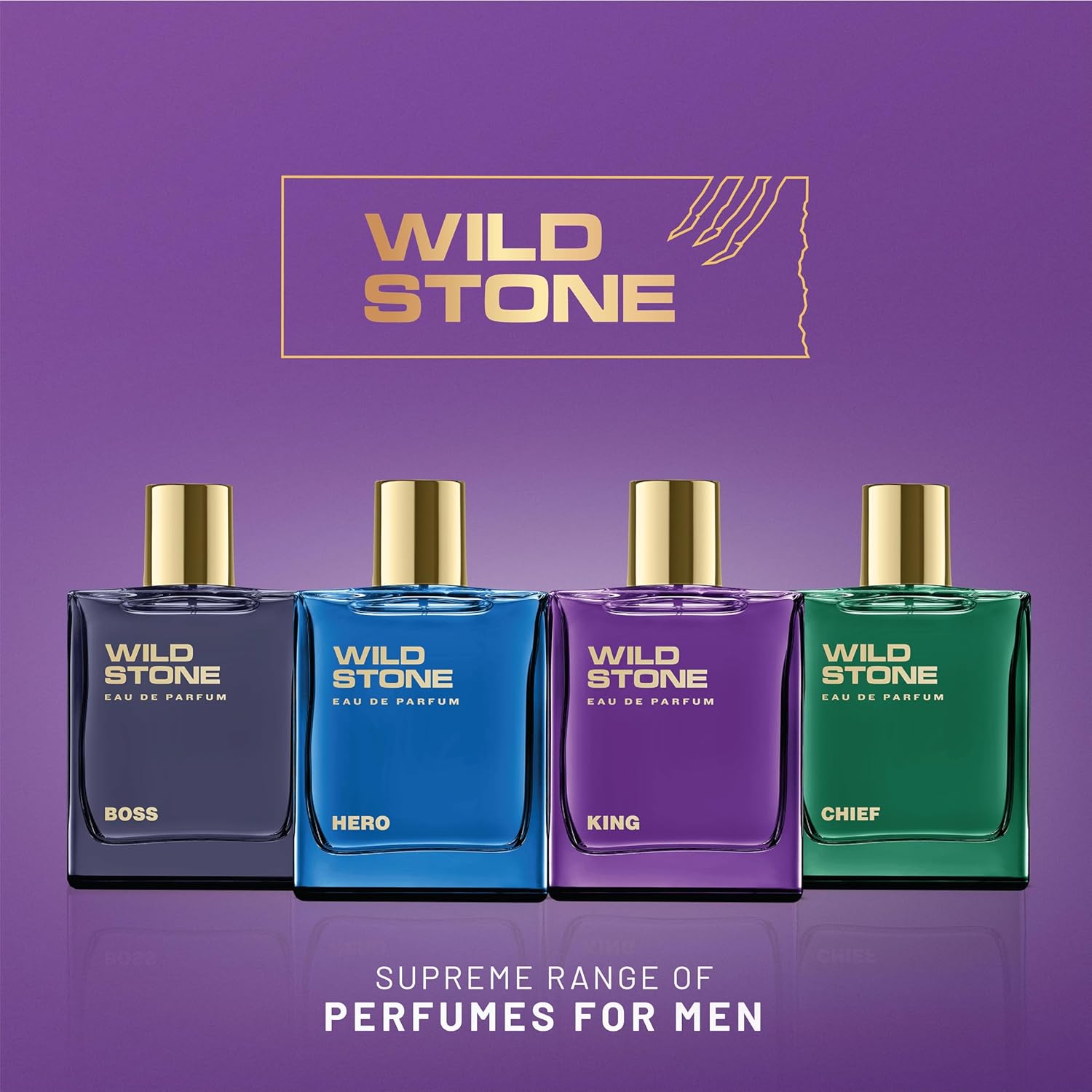 Wild Stone King Eau De Parfum | 3.38oz,100 ml | Luxury EDP Perfume for Men | Intense Long Lasting Premium Fragrance | Cologne and Fragrance For Men | 100% Liquid Scent